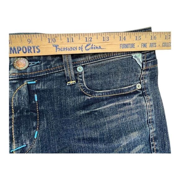 Brappers Women's Low Rise Stretch Bootcut Jean Blue Denim Light Wash VTG XL - Picture 2 of 8